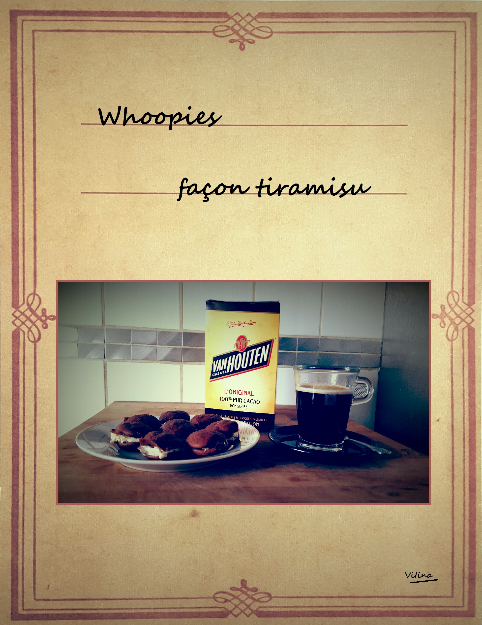 Recette whoopies tiramisu