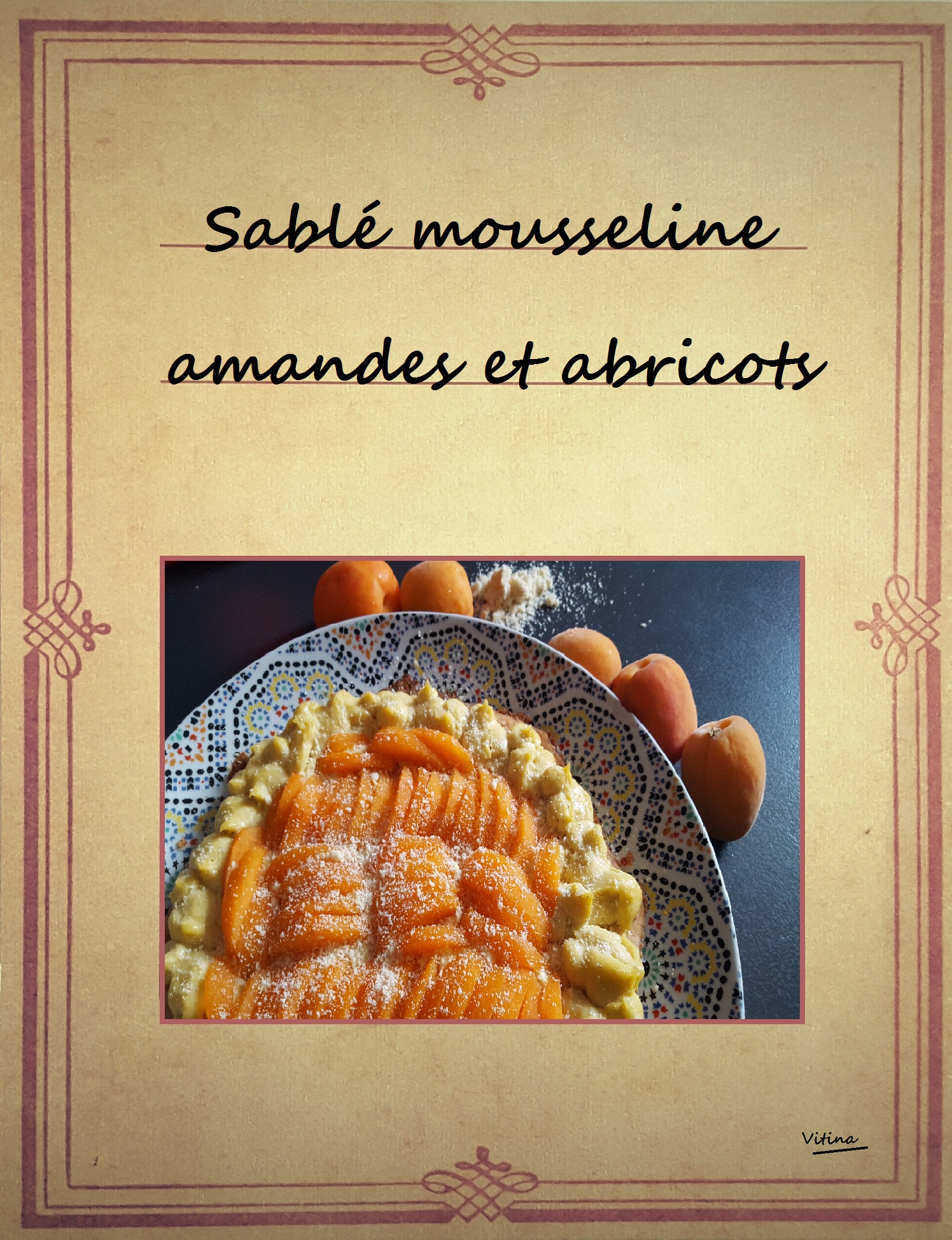 sablé amandes et abricots