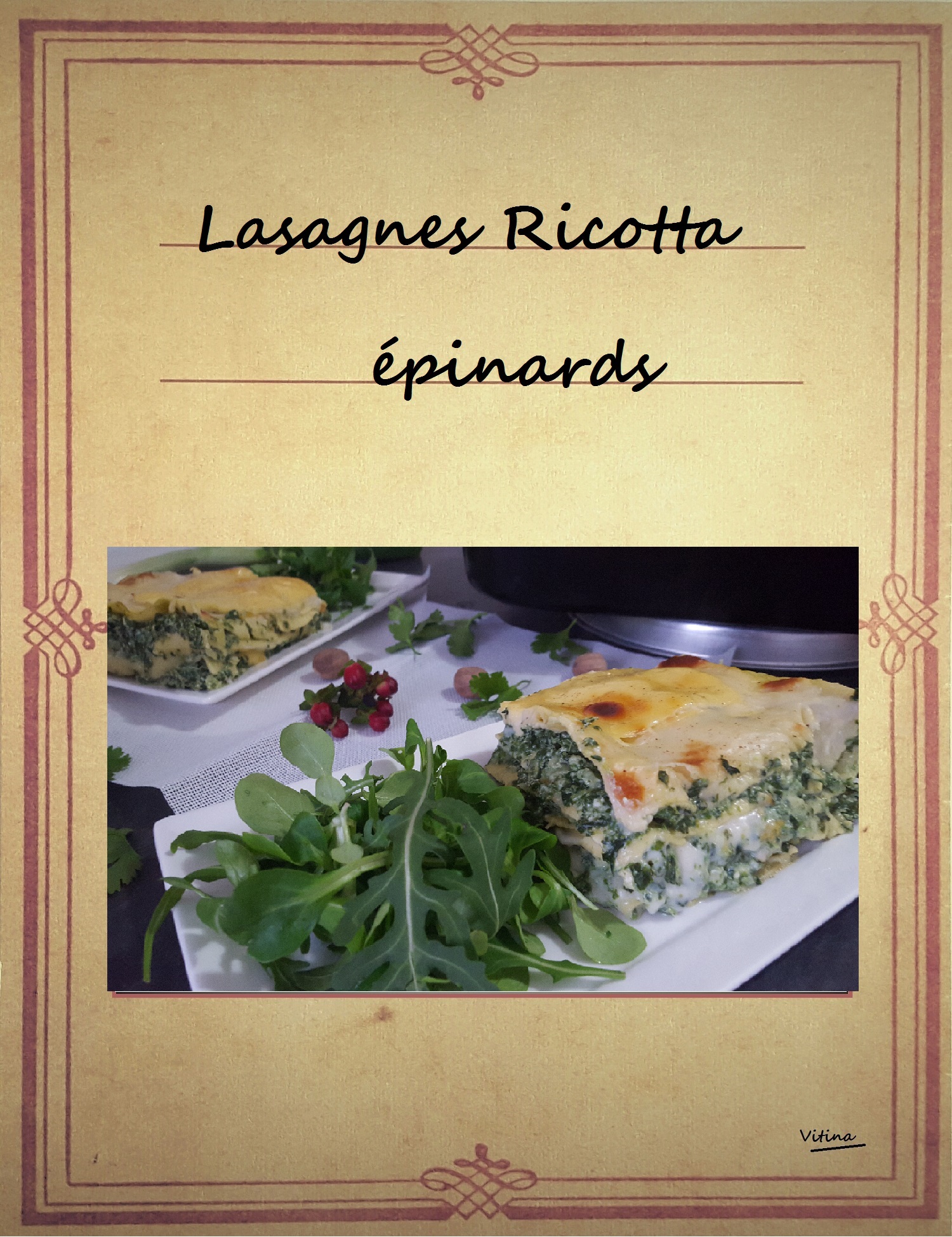 lasagnes ricotta épinards